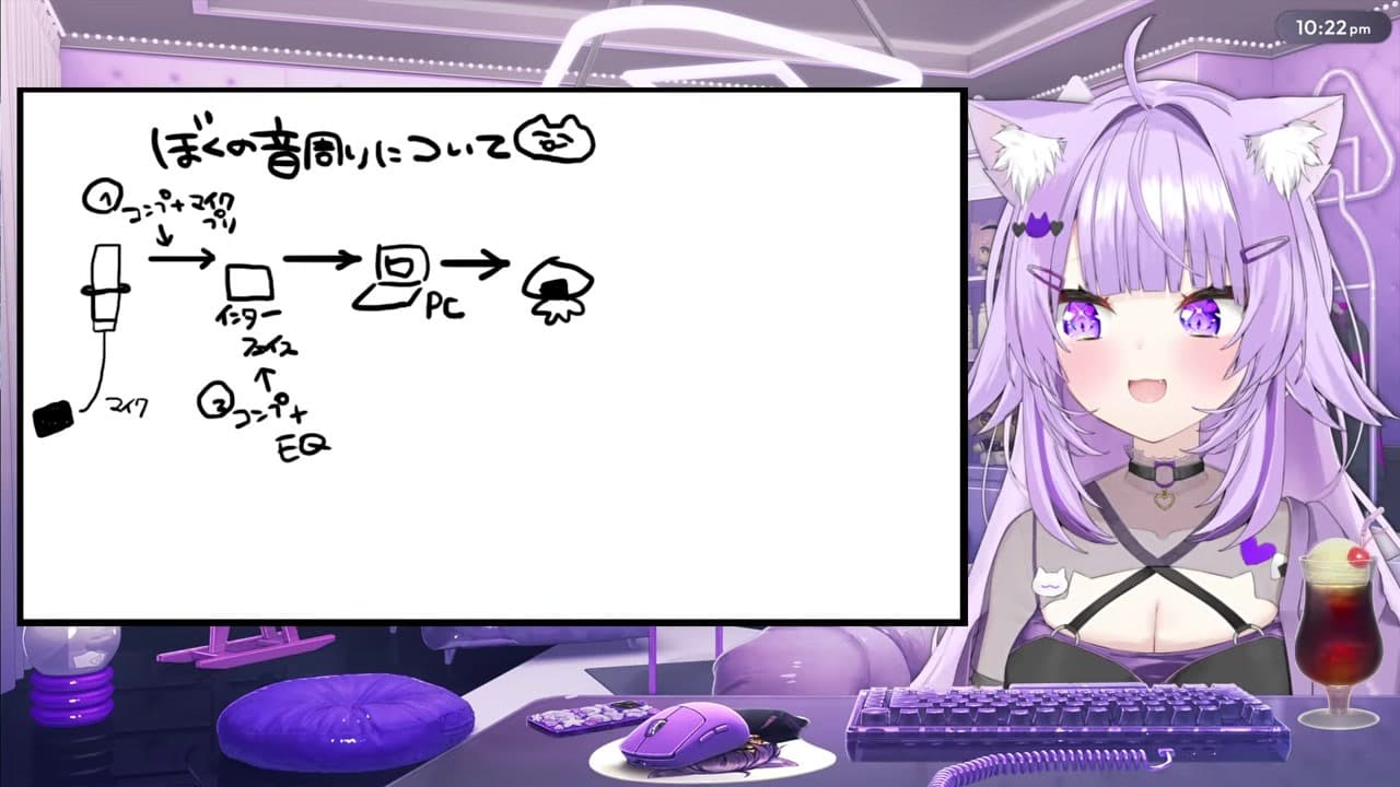 [Audio Mixing] Nekomata Okayu demonstrates 'moco-moco' sounds and preserves umami with EQ