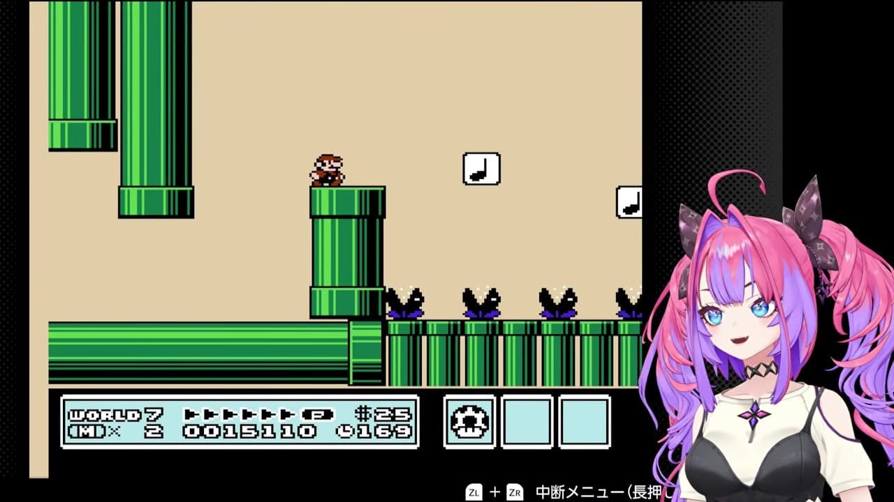 【マリオ3】「いけんのかーい」博多弁で小ジャンプ攻略しゴリラになるヴィヴィ