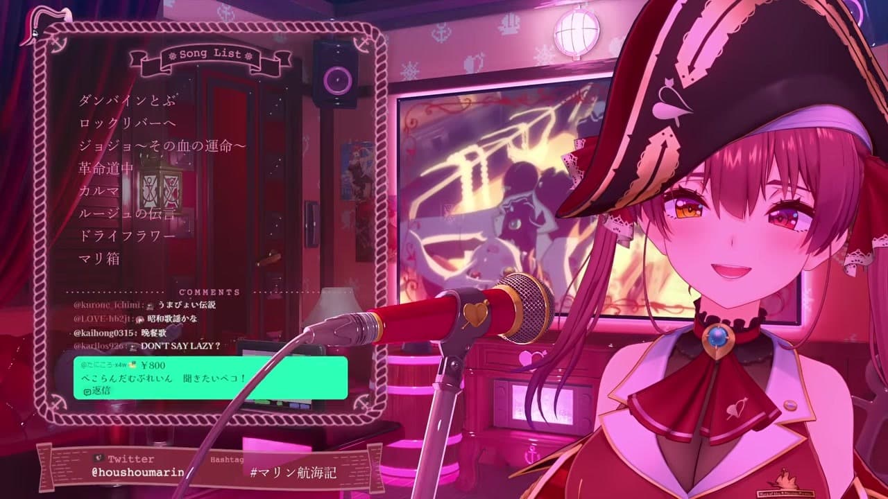 【歌枠】伊集院メイのキャラソン詳しいマリンが古い歌で一味をビビらせる