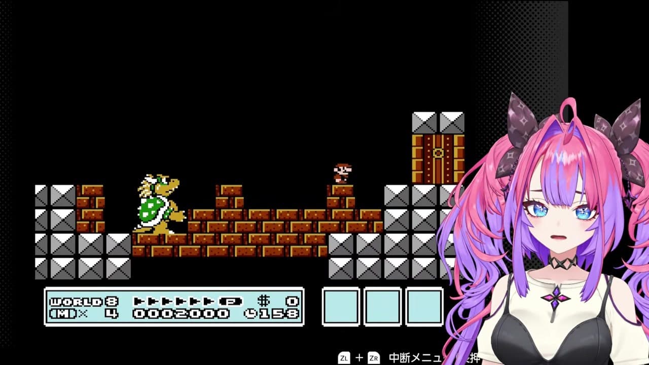 【マリオ3】「1年かかる」はずが即クリアでピーチにチューねだるヴィヴィ