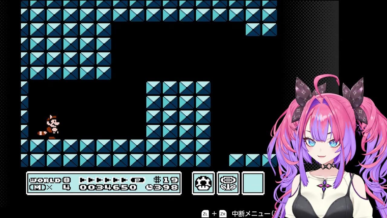 [Mario 3] "Maji-Kero" & "Eggu-Gu" Erupt! Vivi Invents Unique Language at Difficult Fortress