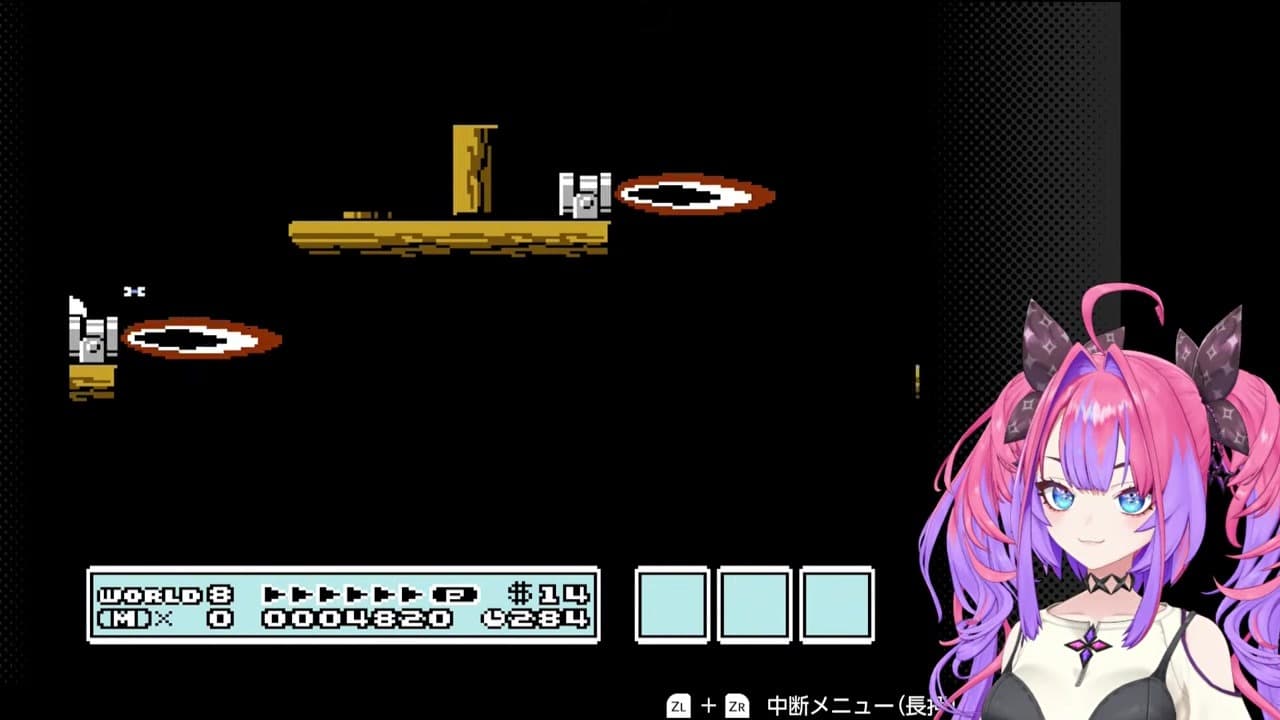 【マリオ3】しっぽ未習得のまま最終面で机を銃の如く叩く綺々羅々ヴィヴィ