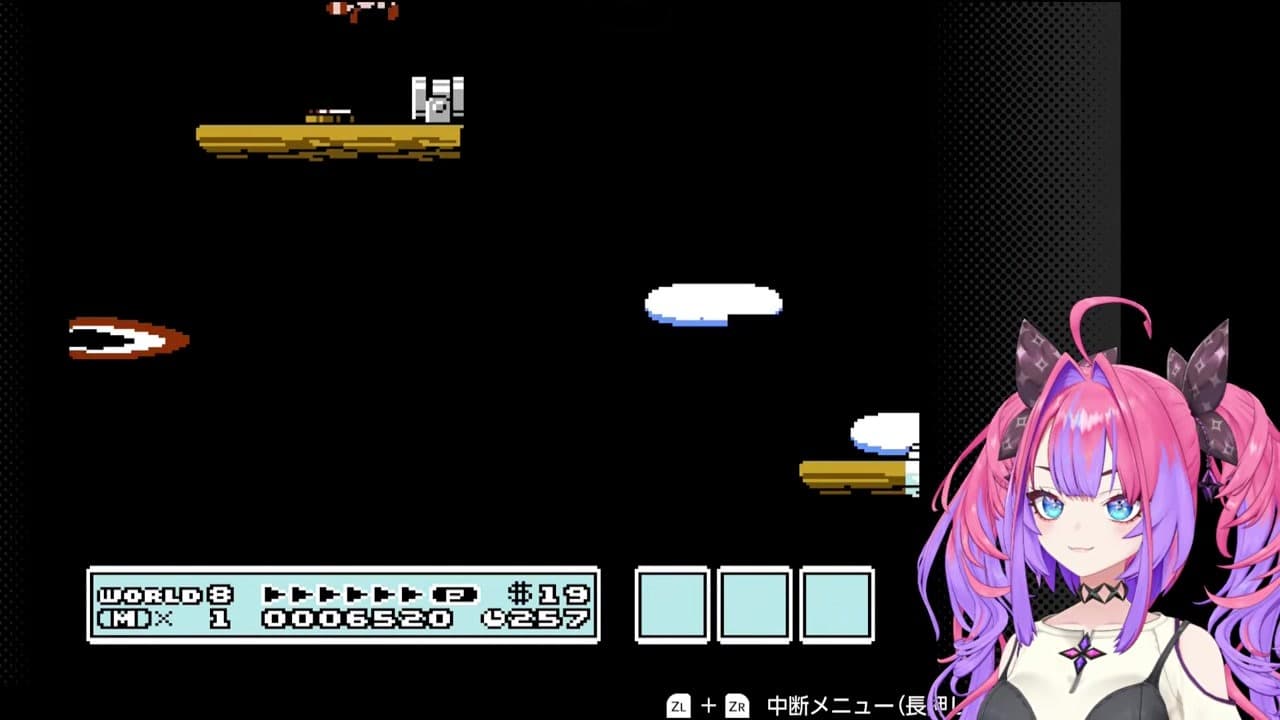 【マリオ3】ゾーン覚醒で最難関突破し8-1到達で絶叫する綺々羅々ヴィヴィ